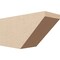 Ekena Millwork 6in. W x 8in. H x 16in. L Concord Woodgrain TimberThane Rafter Tail, Primed Tan RFTUR06X08X16CONRCPR - alternate 1